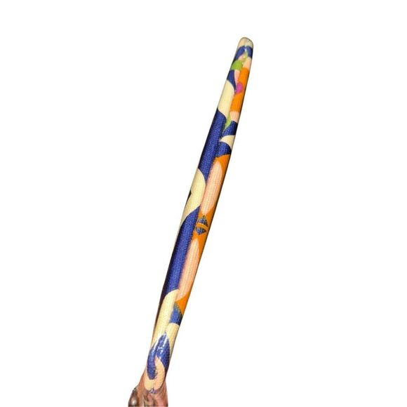 Fossil “Key-Per” Navy Floral Waxed Leather Wristlet  Card Keeper  Classic Trendy - Picture 6 of 11